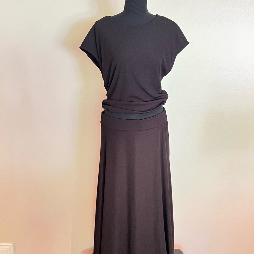 Women’s Two Piece Skirt Set Black - Picture 5 of 16